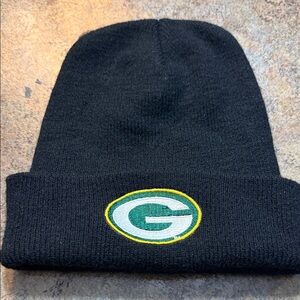 Black Beanie with Green and Yellow  Green Bay Packers